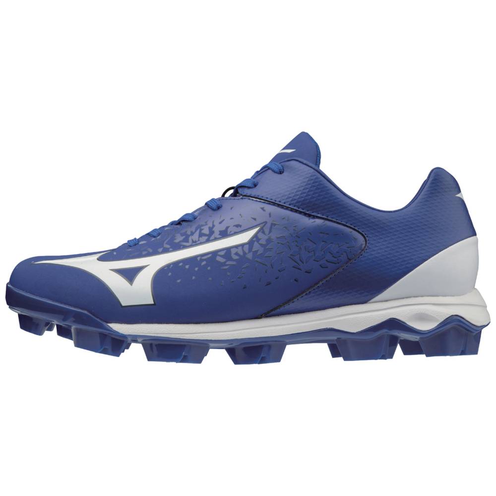 Mens Mizuno Select Nine TPU Low Molded Baseball Cleats Royal/White Philippines (JOXWUG158)